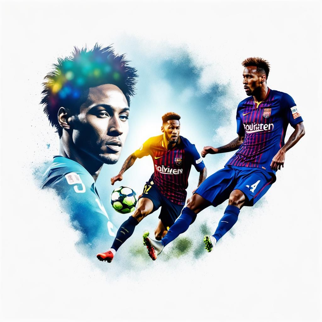 4 Pictures (1/4) Football players