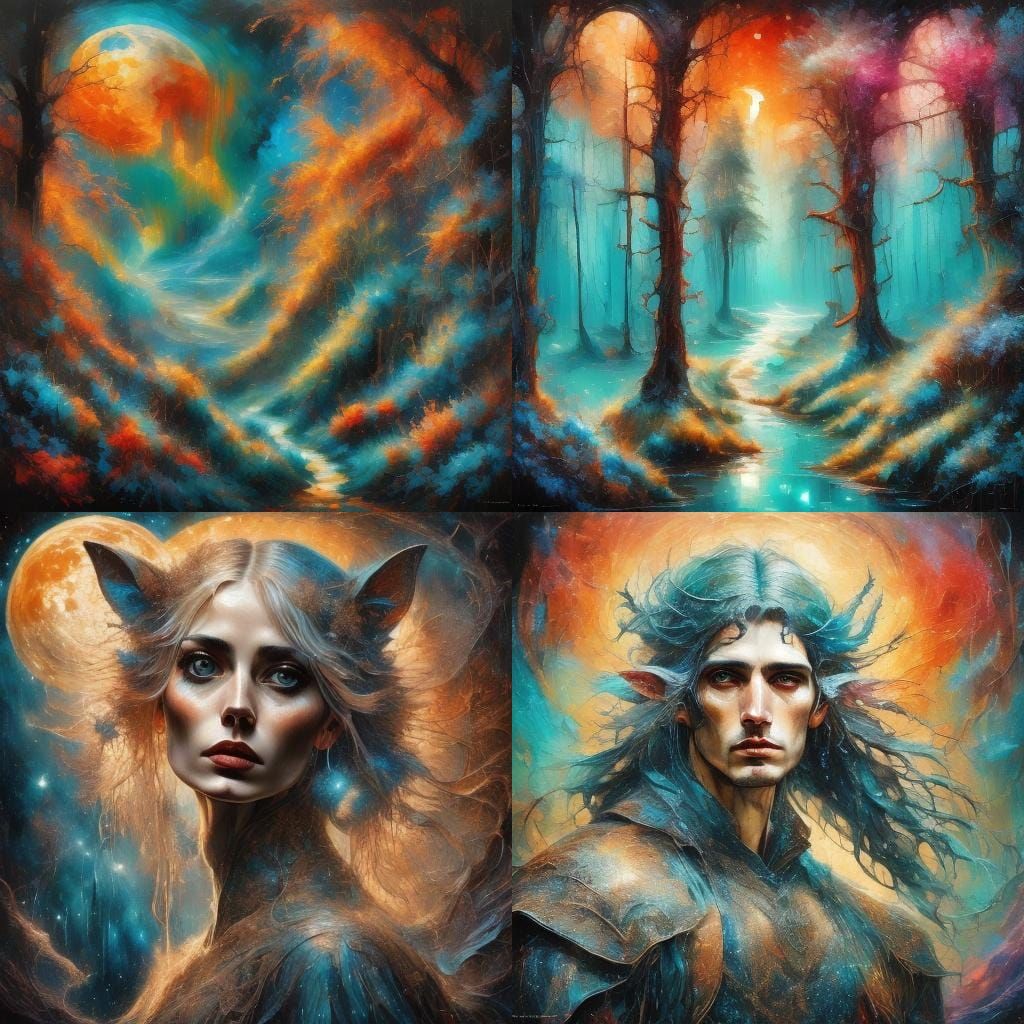 Fairy Princess in Ethereal Illustration Style