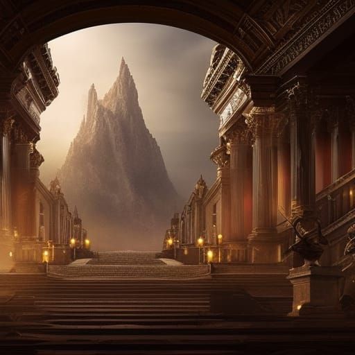 Dramatic Digital Painting of Wednesday