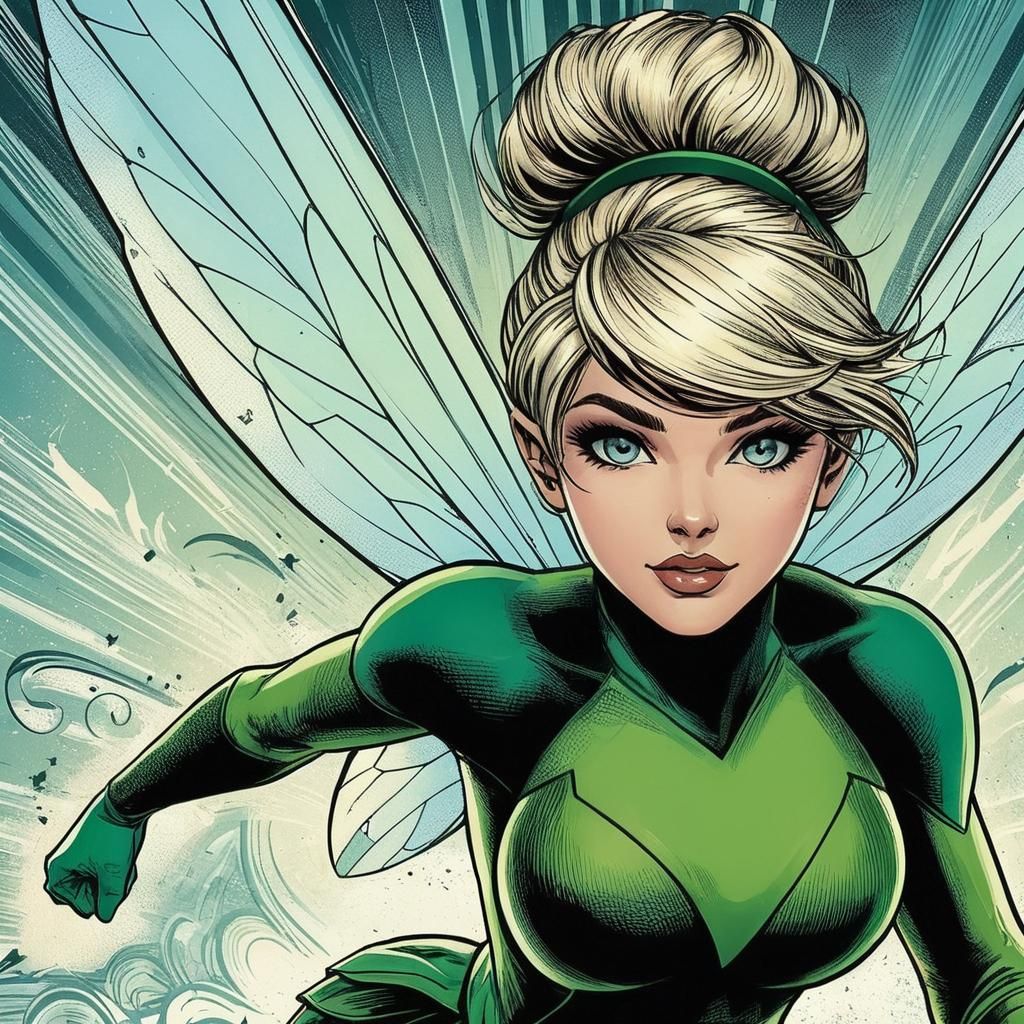 Classic Comic Book Scene Illustration