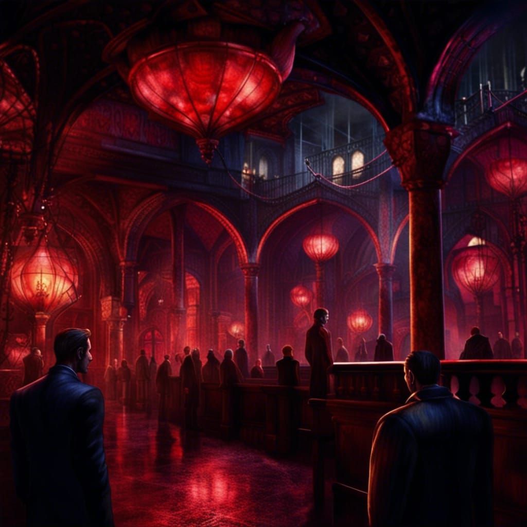 Velvet Velour at Vampire Elder Meeting