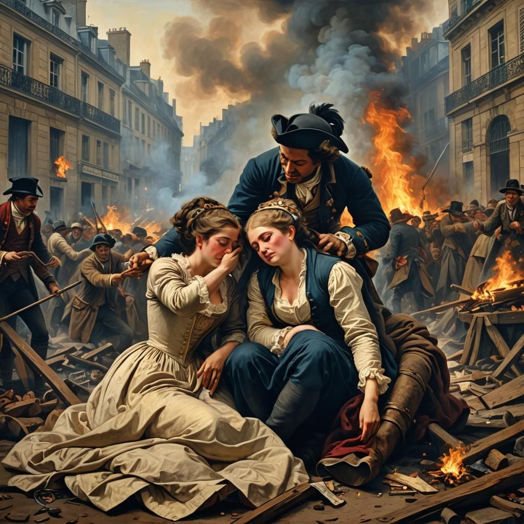 French Revolution: A Tragic Scene in Impressionism