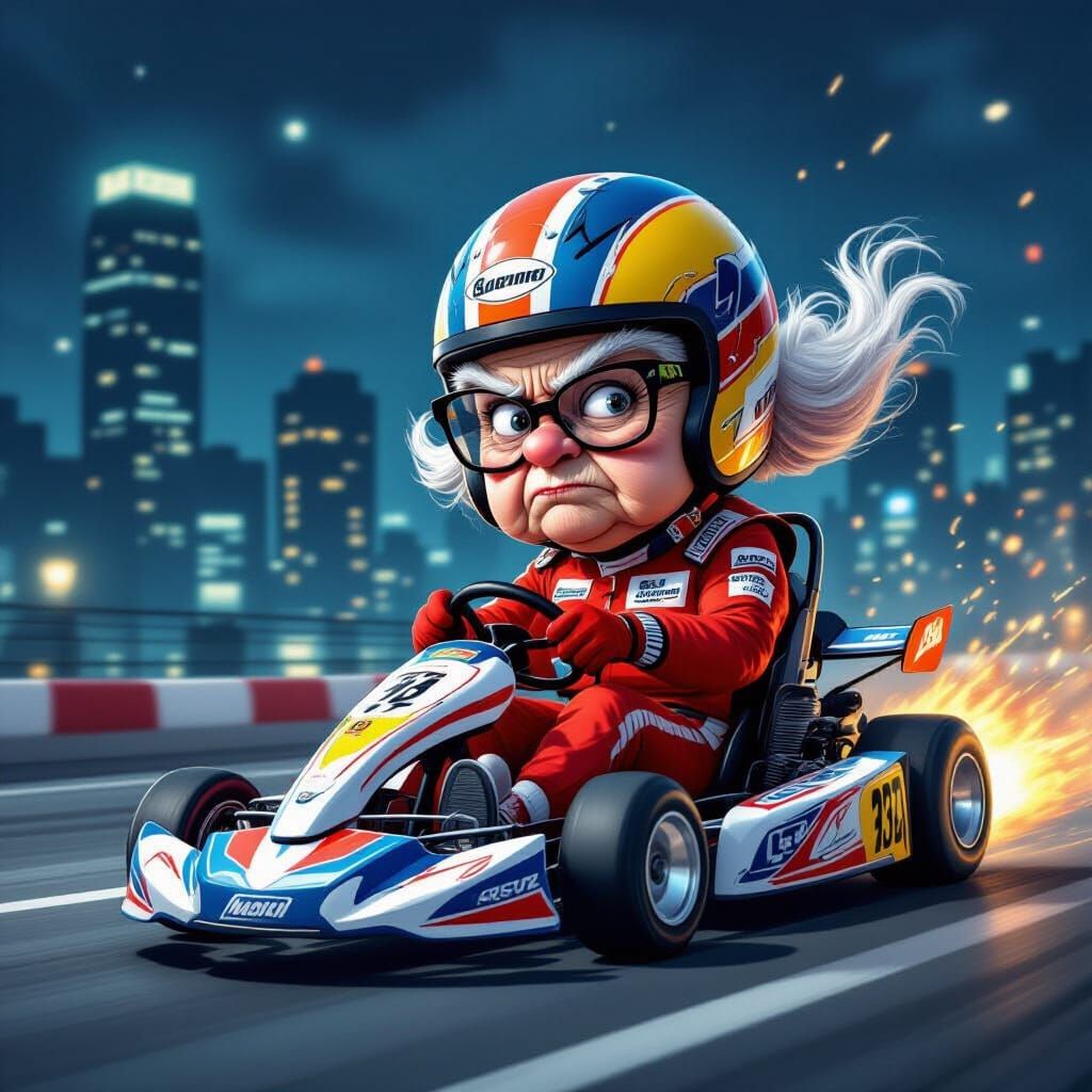 Never Too Old for Speed... Just Too Old for Brakes