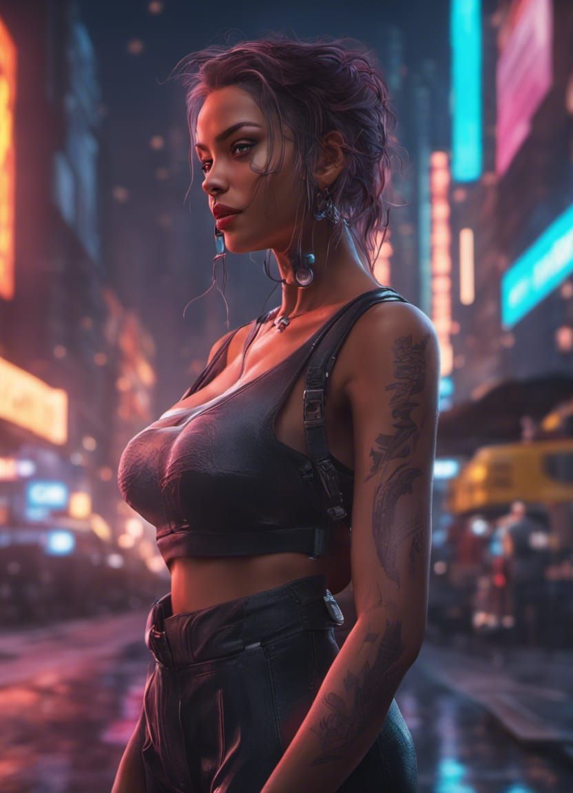 Cyberpunk Woman