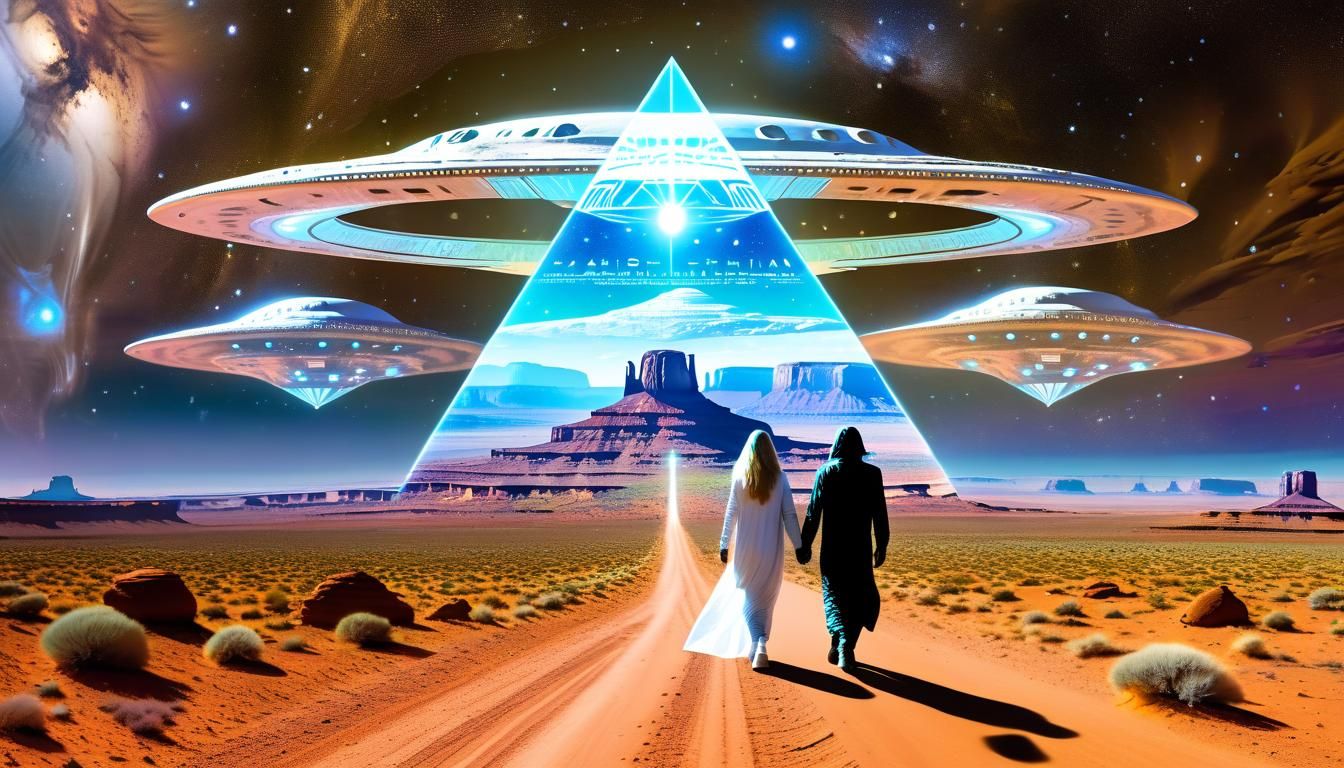 Monument Valley: Galactic Federation Spaceships Landing