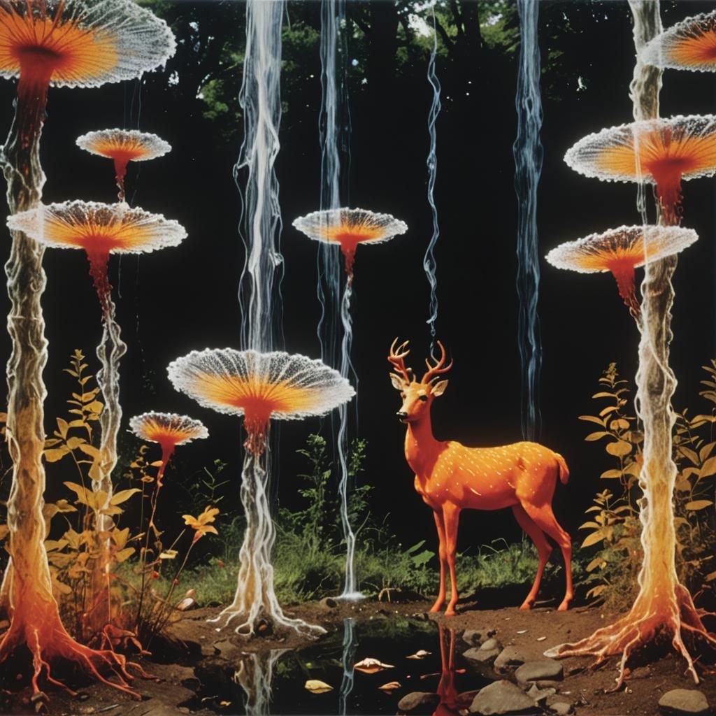 Summer Soul Longing Inspired by Abstract Expressionism