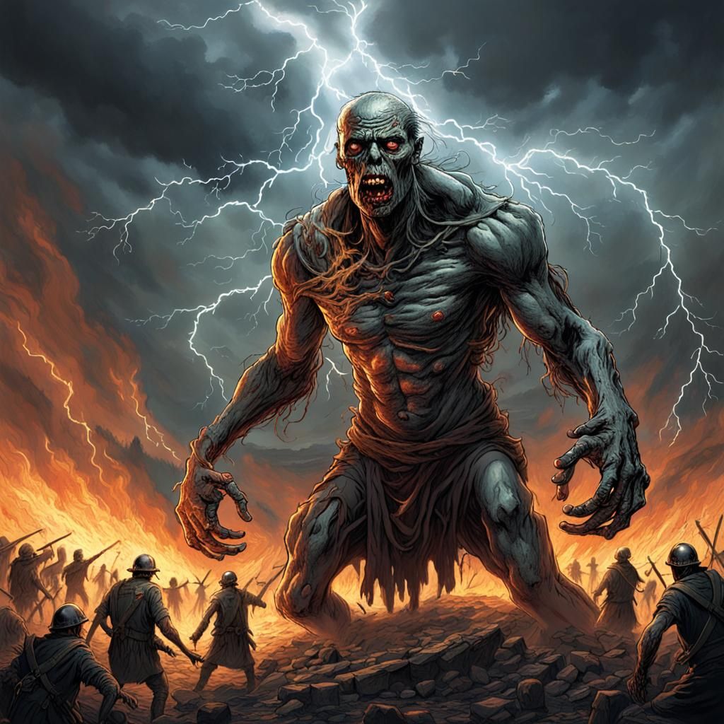 Invincible Zombie Wields Fire and Lightning