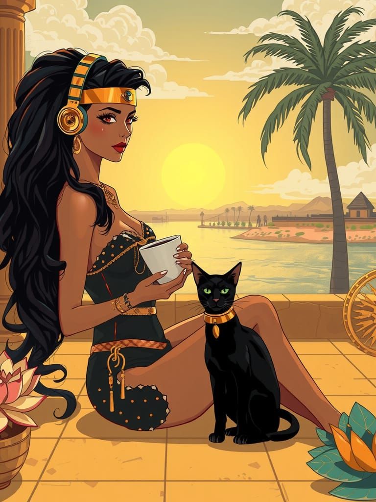 Ancient Queen Elegance in Modern Times