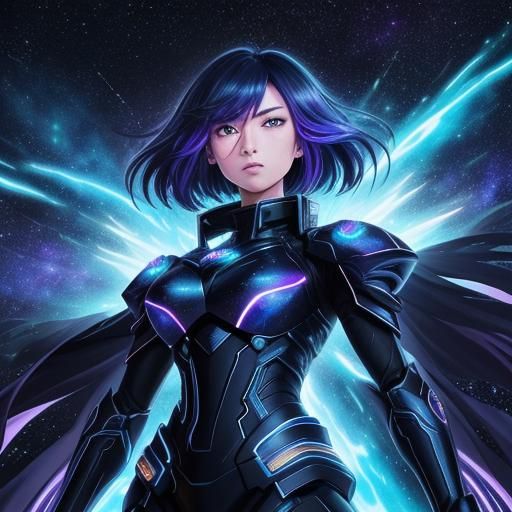 Enormous Warp Gate in Manga Shonen Style