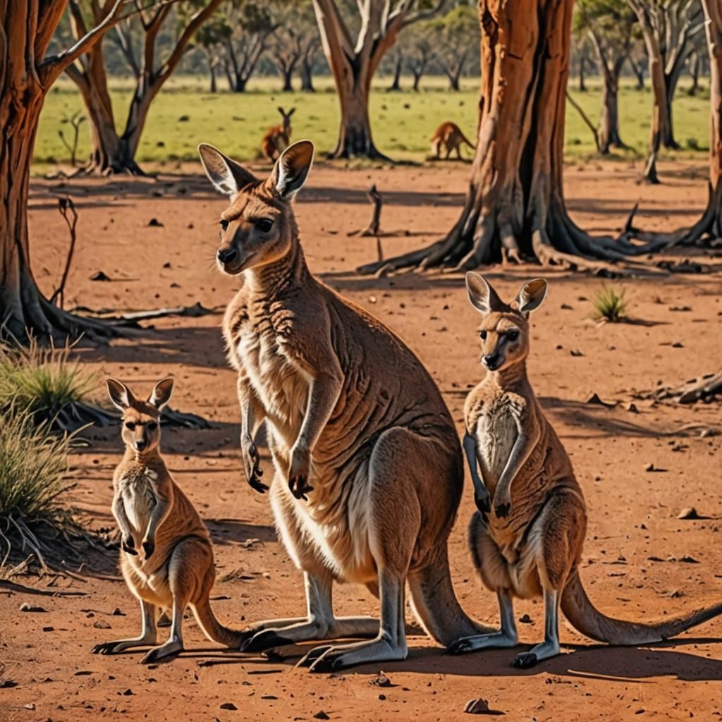 Kangaroo Family