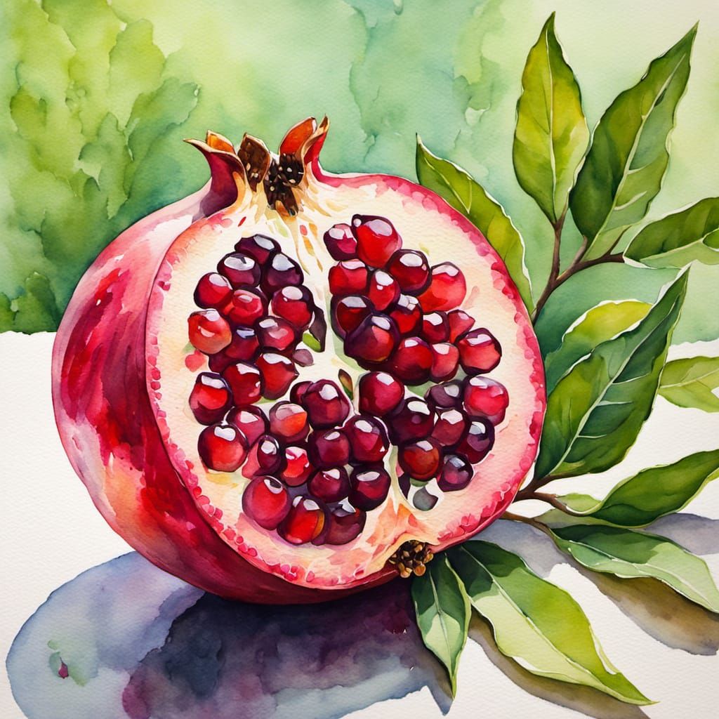 Pomegranate art