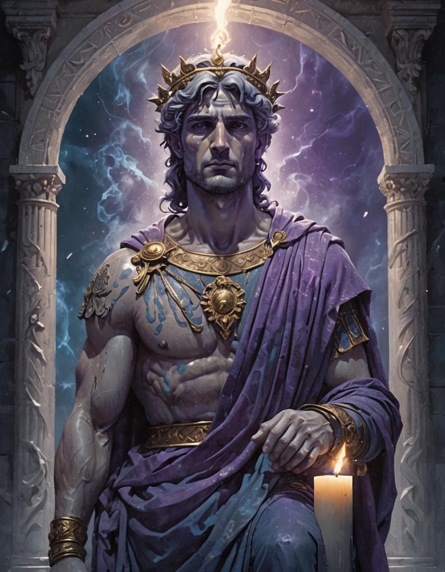 Young Roman God of Judgement Concept Art