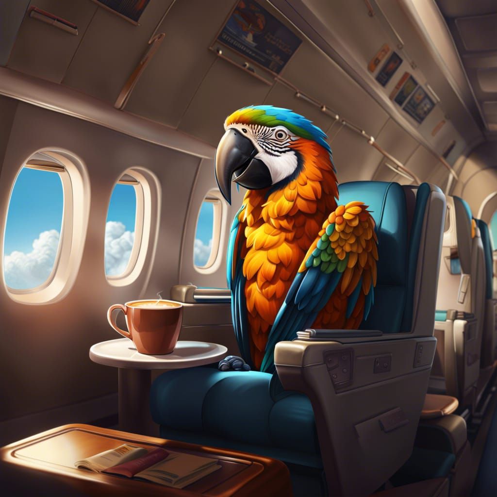 It's a Bird, It's a Plane.. Wait.. It's a Bird in a Plane!