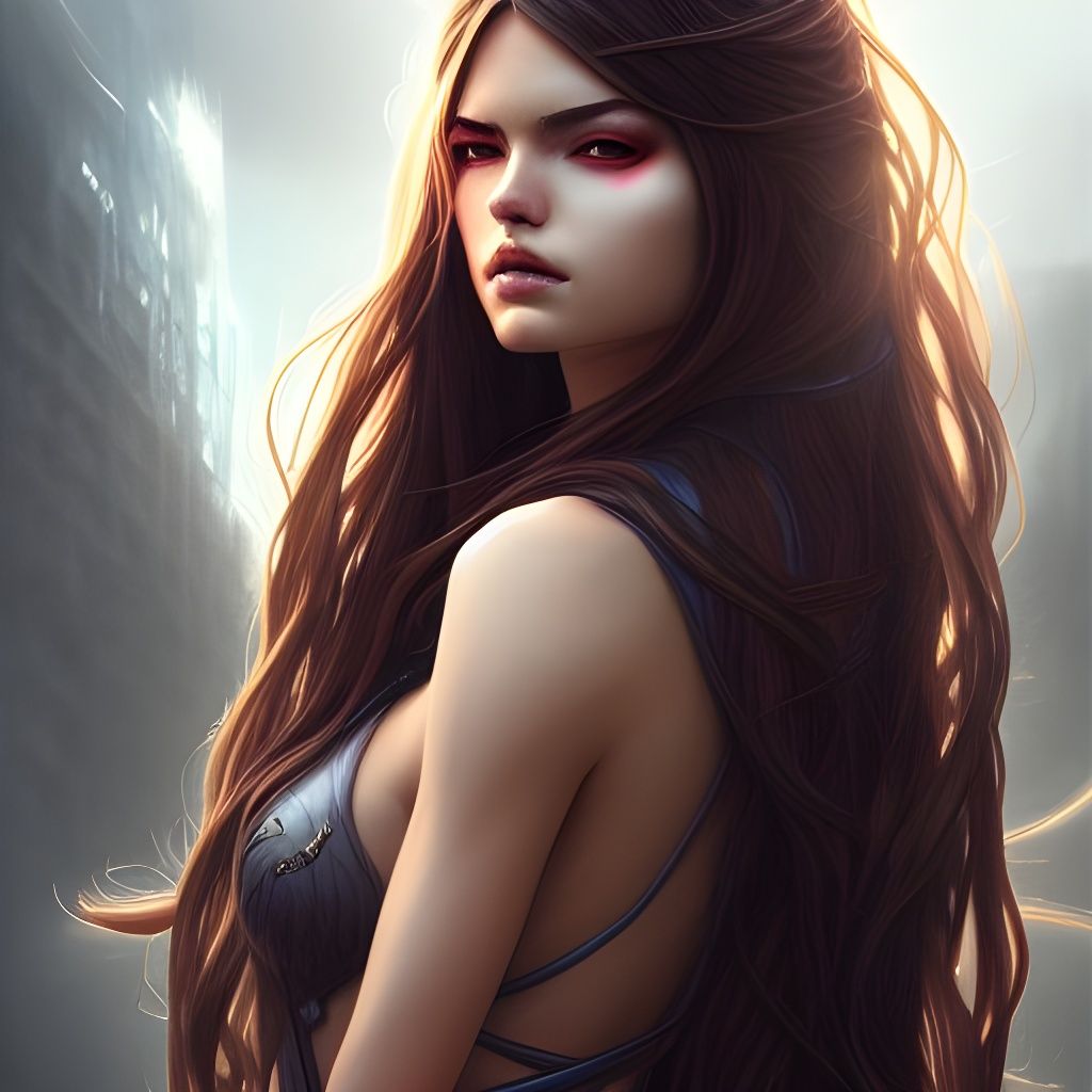 Fantasy Superhero Woman: Artgerm, WLOP, Rutkowski Inspired