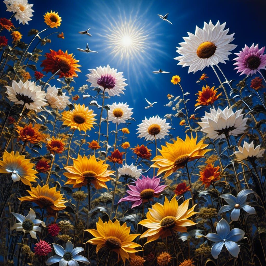 a little bit of flowers, a little bit of sun!