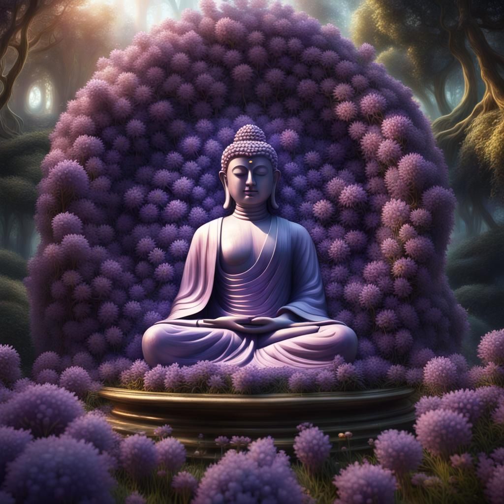 Lavender Buddha