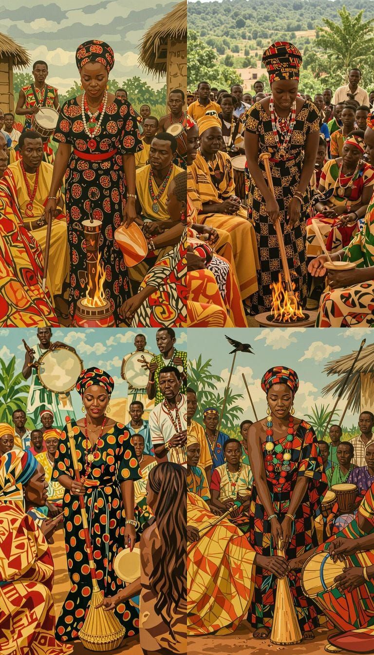 Adesuwa Receives Leadership Staff from Elders