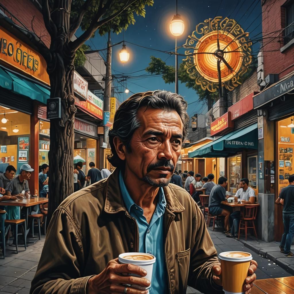 Surreal Encounter in Mexico City: Hyperrealistic Doppelgange...