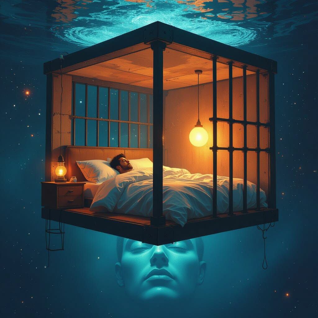 Man Dreams of Freedom in Cosmic Cube Prison