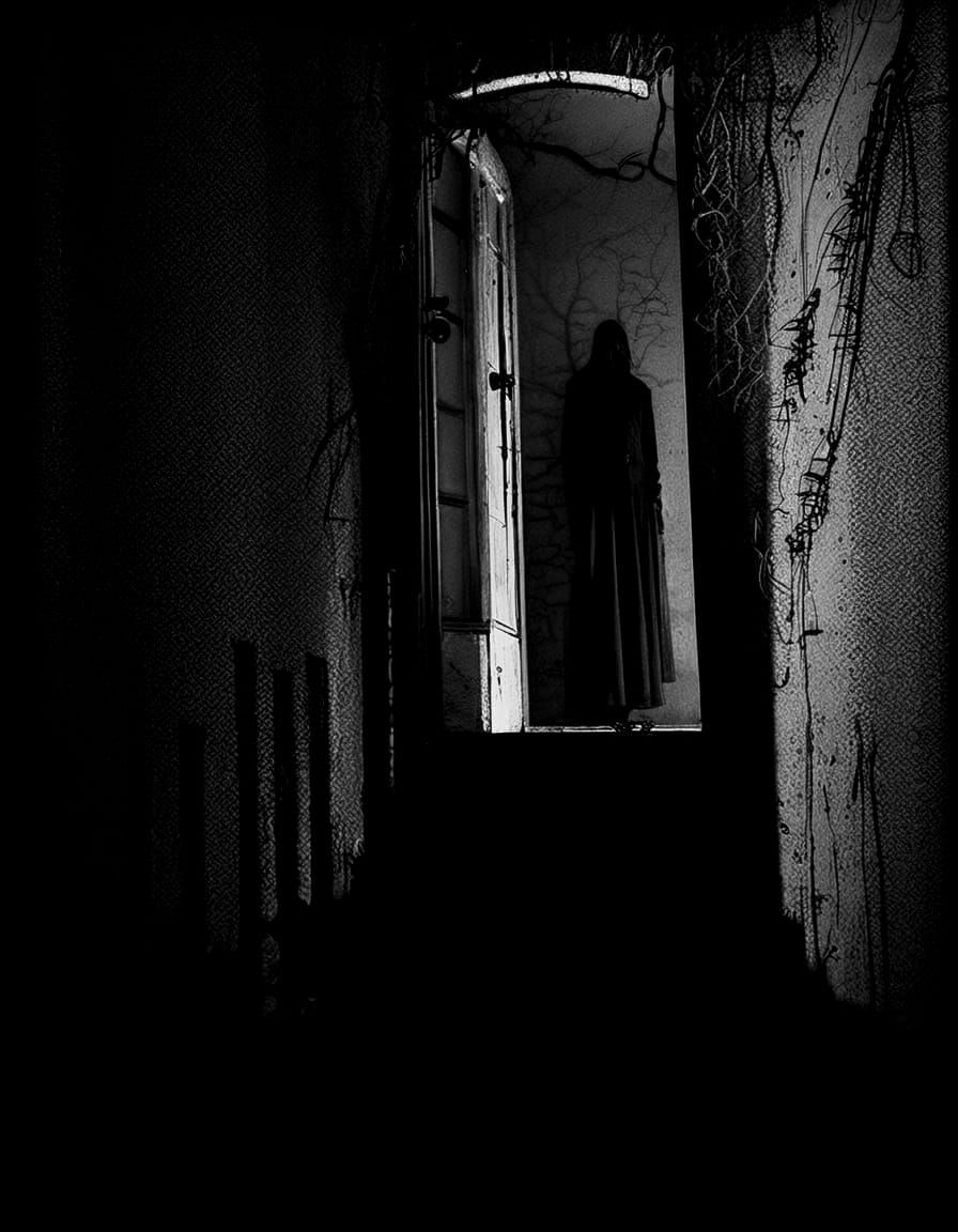 Dark Fantasy Haunting in Eerie Surrealism