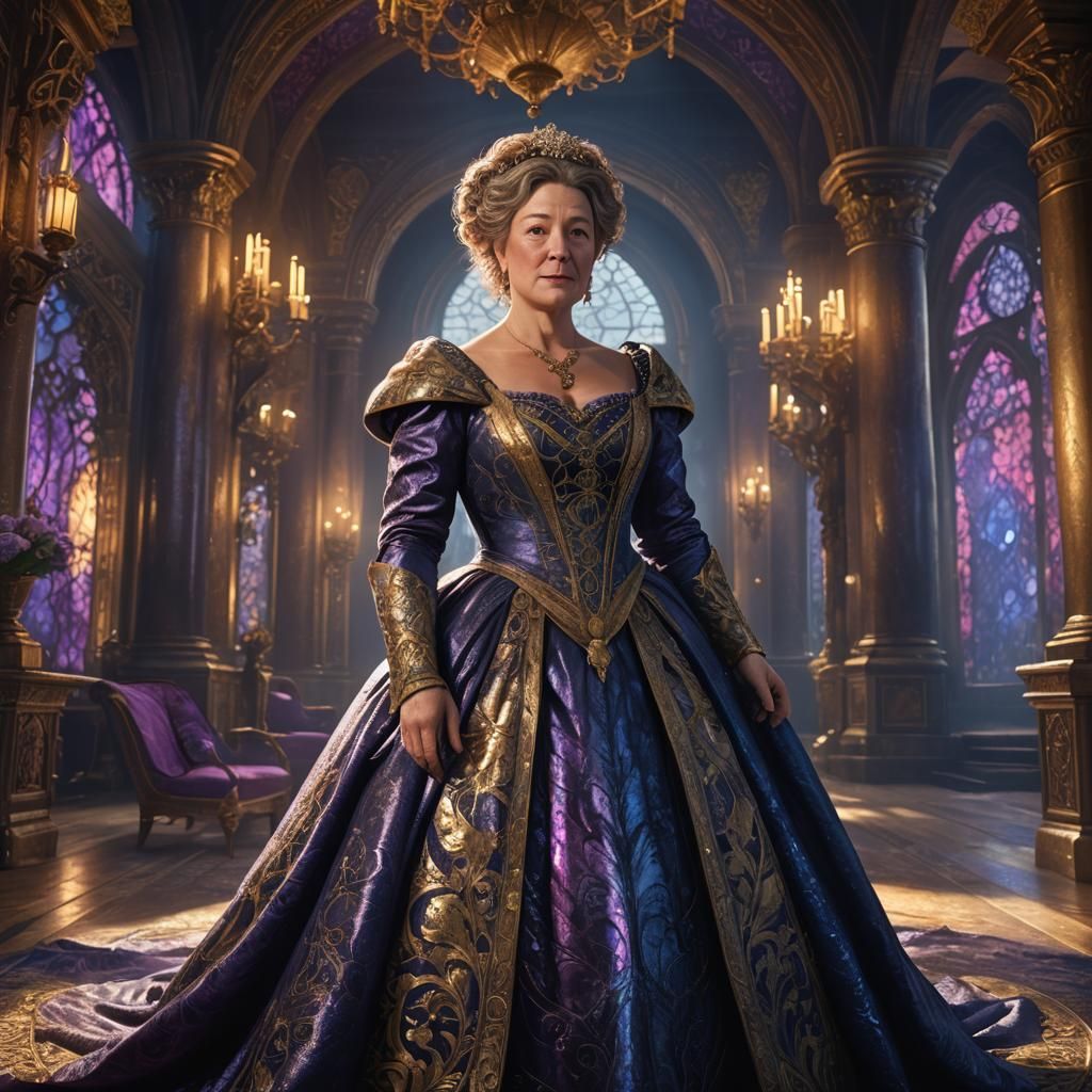 Caroline Quentin in Mystical Fantasy Portrait