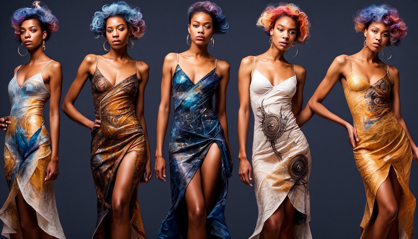 Fantasy Paragliter in Flight with Golden Ratio Spiral Engine...