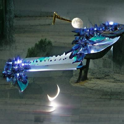 Moonlit Greatsword Radiates Ethereal Power