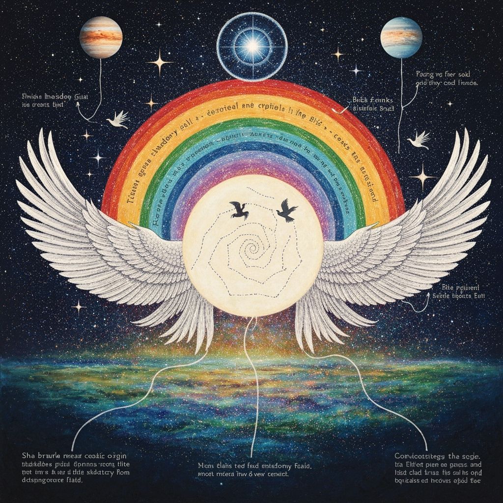 Cosmic Soul Journey Unfolding in Spirals