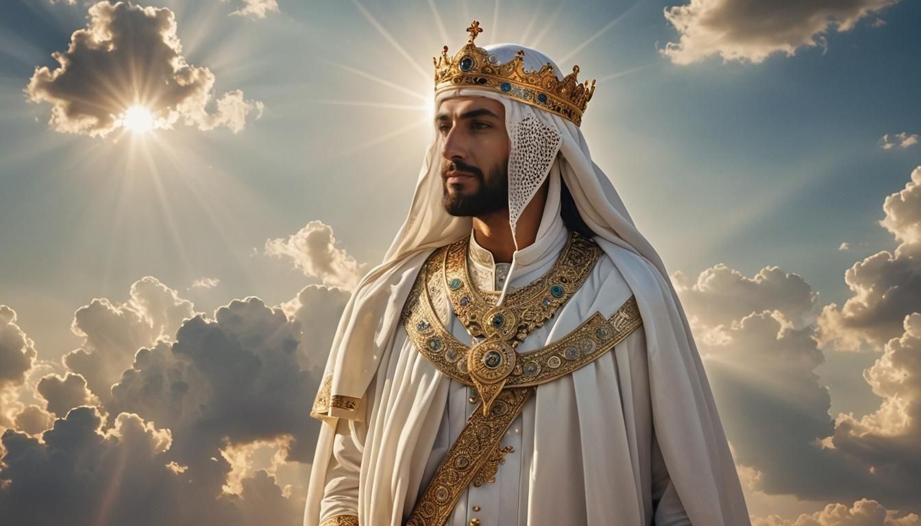 Arabian King in Divine Light