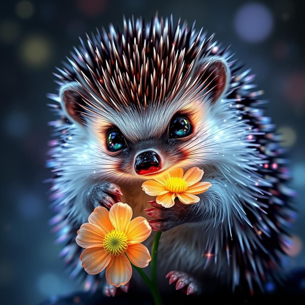 Pixelated art challenge, pixelated portrait of an adorable h...