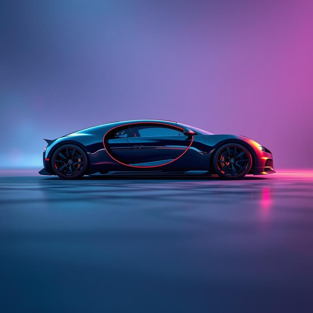 Futuristic Bugatti Tourbillon Coupe in 8K Resolution