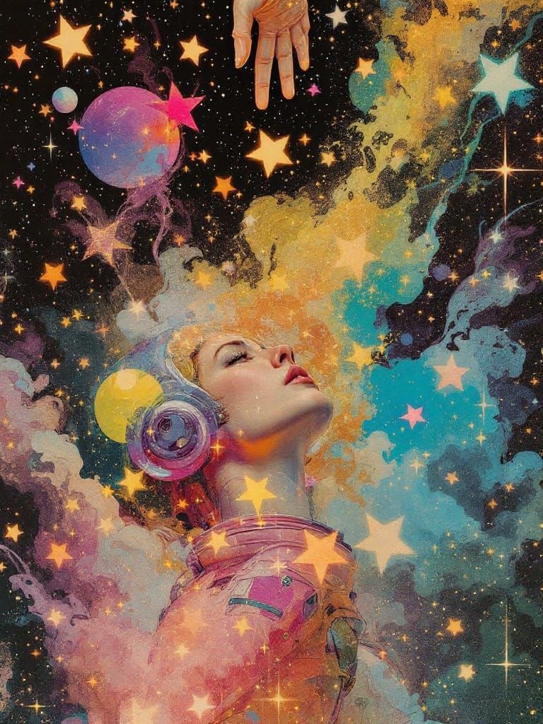 There's a starman waiting in the sky :: Should we meet him? :: should I take his hand?