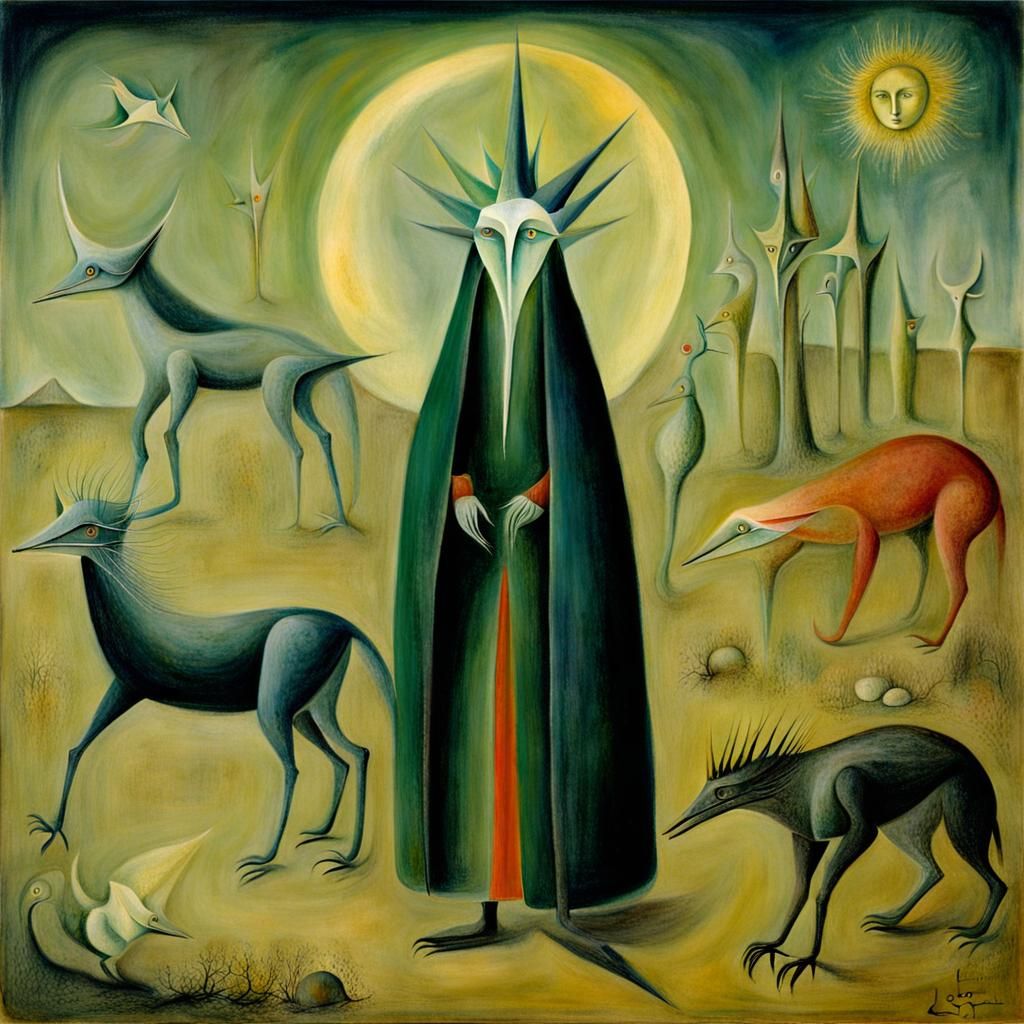 Dreamlike Surrealist Composition