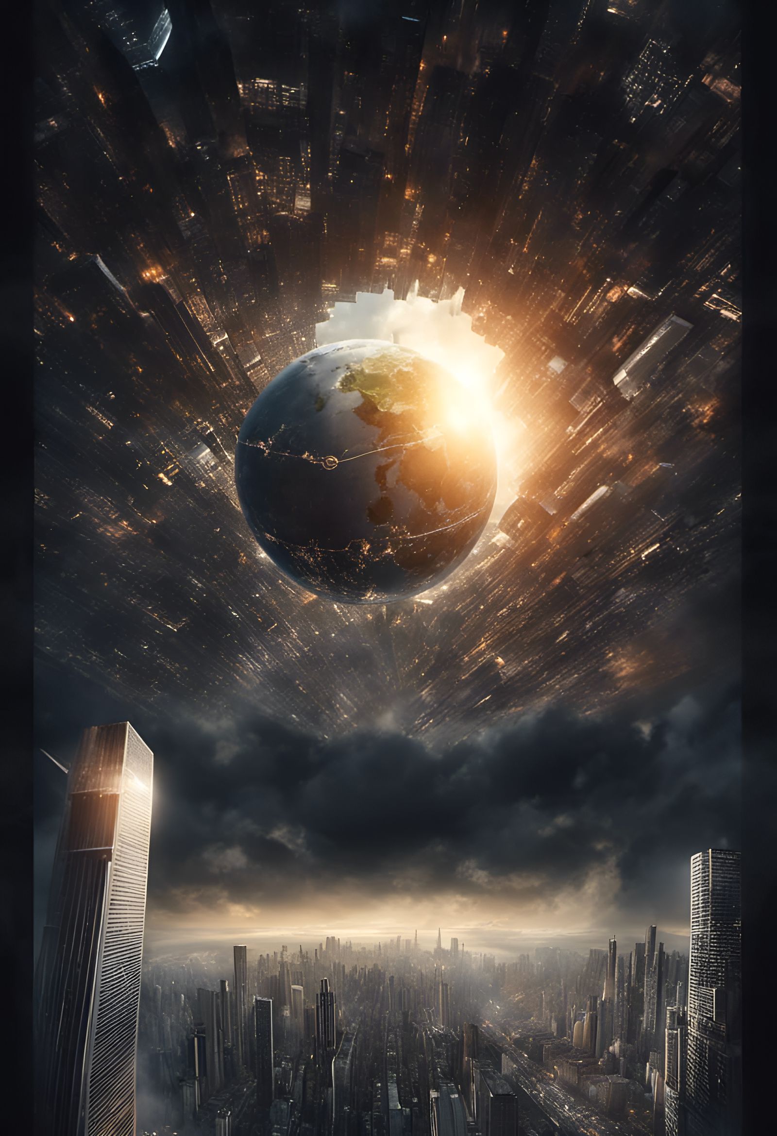 City in the Clouds: Hyperdetailed Matte Painting