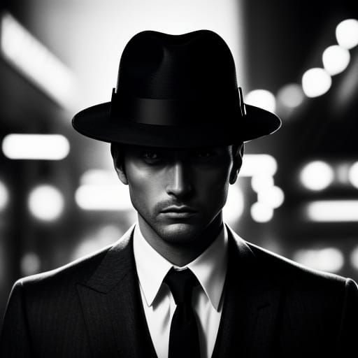 Film Noir: Men in Suits in Japan, Vintage Style