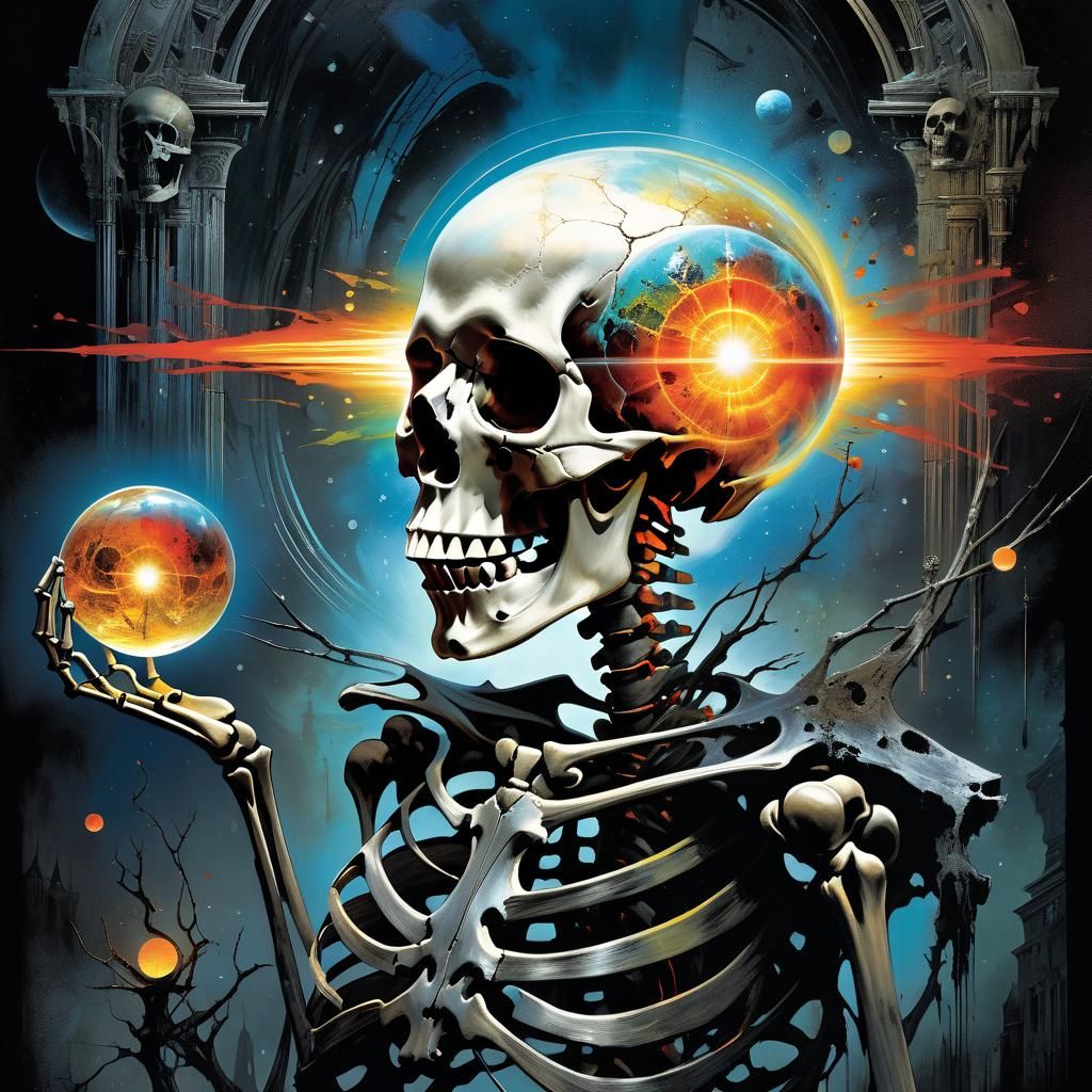 Lost Skeleton of Cadavra Retro Movie Poster