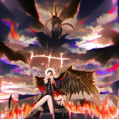 Lucifer in Glory: AI Generated Image