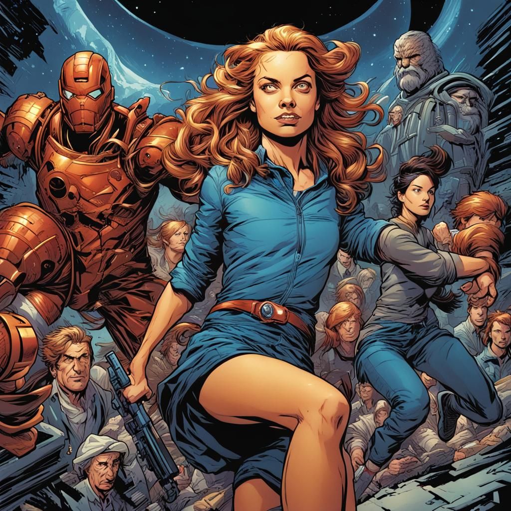 Dynamic Comic Book Art: Every Woman