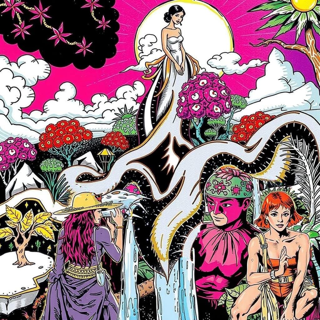 Tropical Waterfall Amidst Amazonian Wilderness