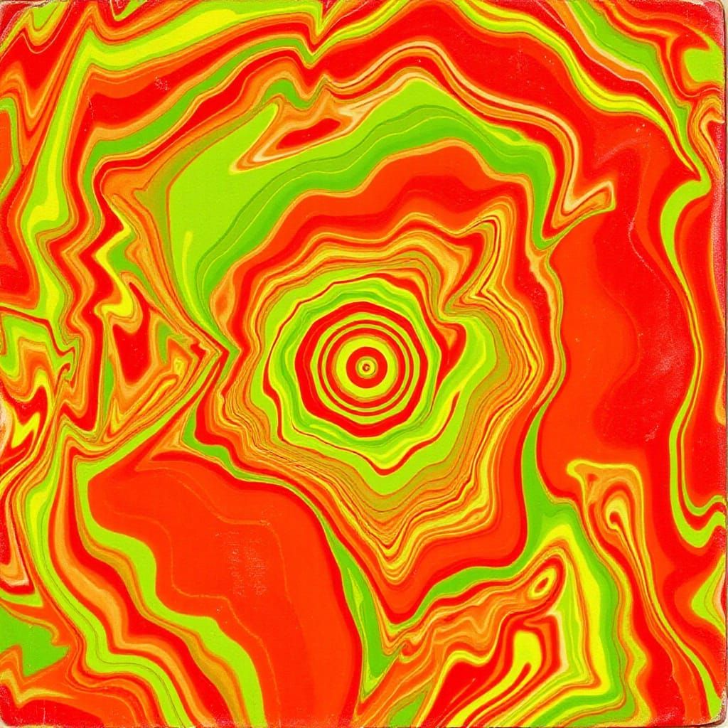 Vivid Colors Abstract Composition