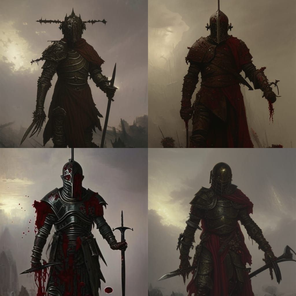 Goblin Slayer in Bleeding Horror Knight Armor
