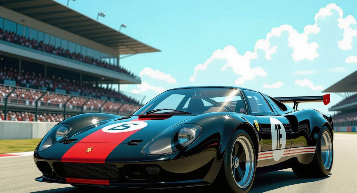 Kara Zor-El at Porsche Race, Milo Manara Style