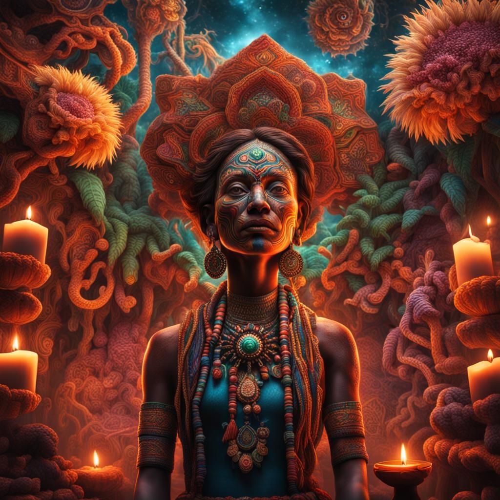 Hyperrealistic Ayahuasca Visualization in HDR