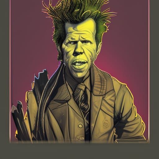 Tom Waits as an action hero.