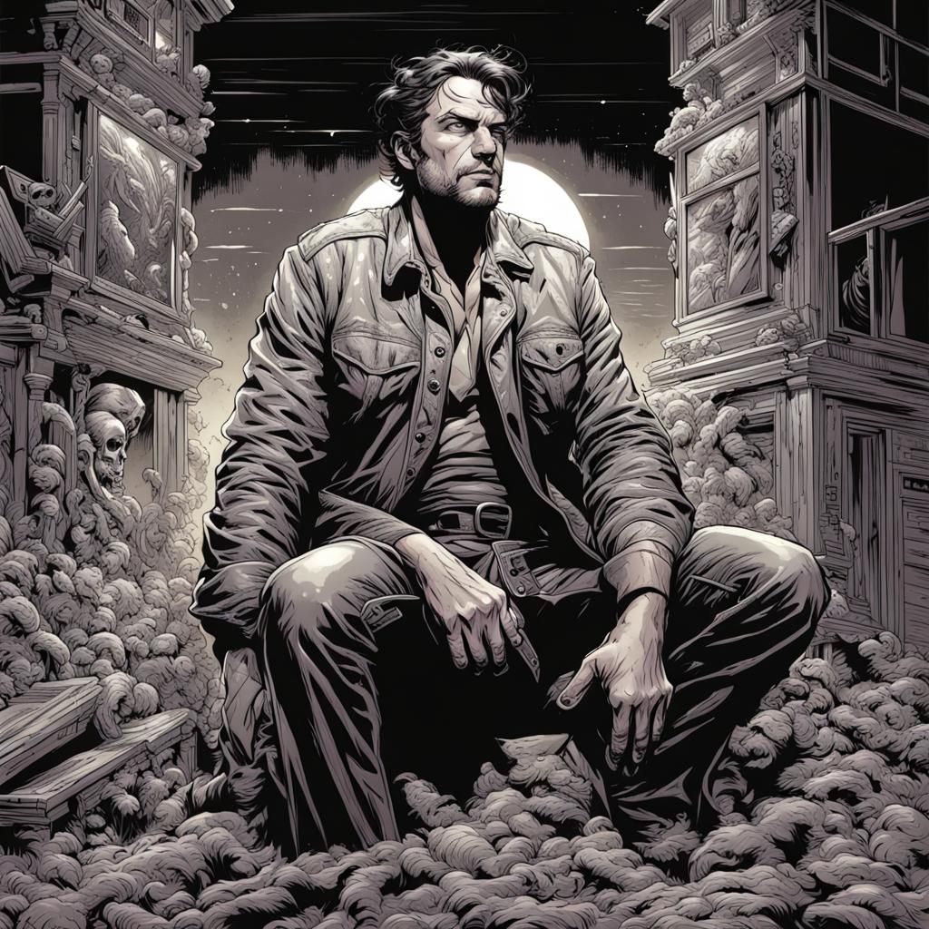 Cruel Man: Comic Book Art by Brooks & Mumford