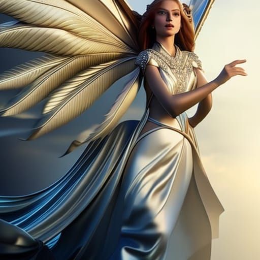 Ether World Fairy Portrait in Photorealistic Style