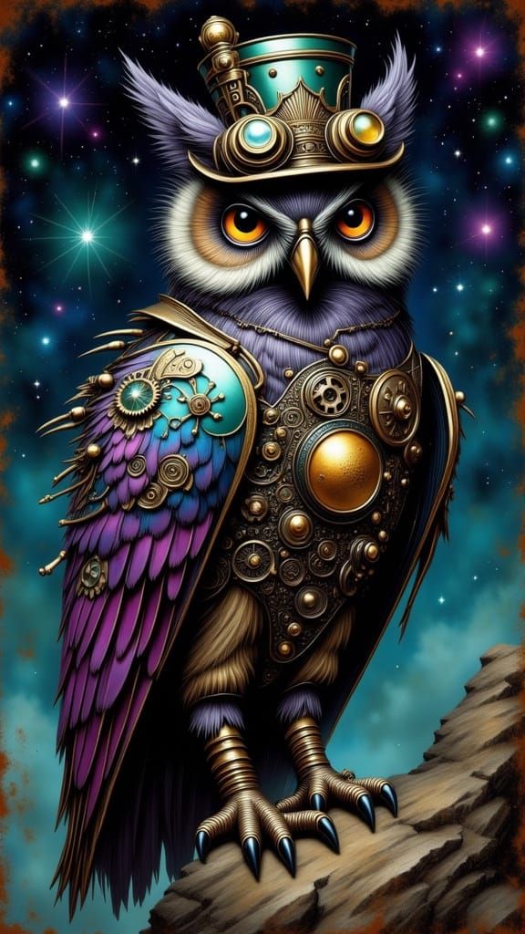 Steampunk Owl #1