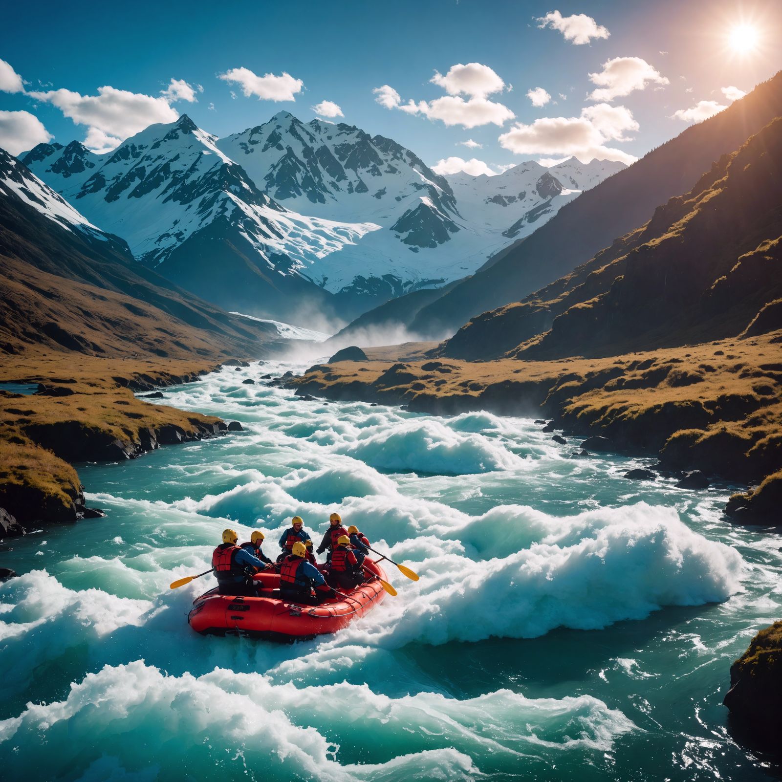 White Water Rafting Adventure in Alaskan River