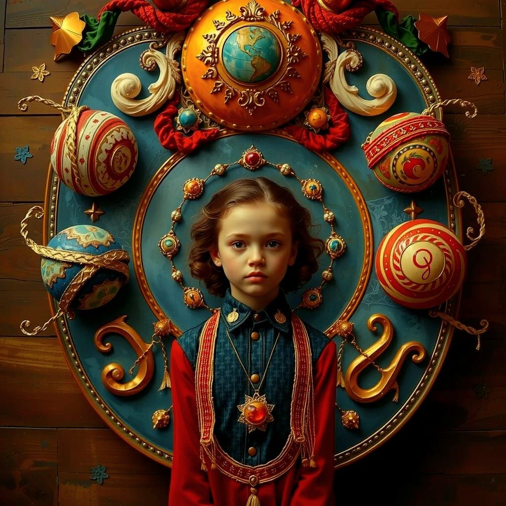 Abstract Swirling Forms in Dynamic Motion