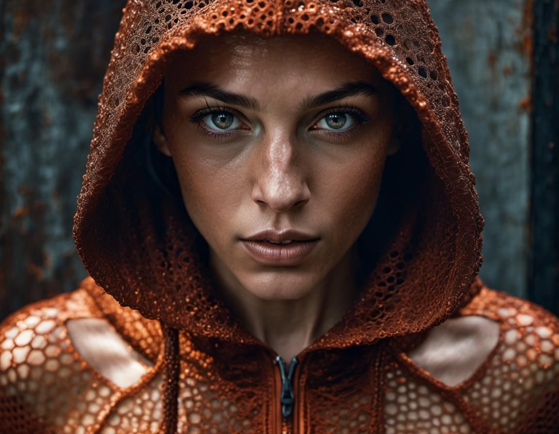 Intricate Portrait of a Woman's Face